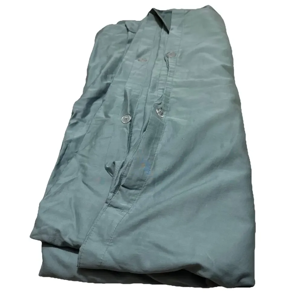 Ikea LUKTJASMIN King Duvet cover and pillow Shams Teal $ 1,600 New - EUC steal - Picture 10 of 10
